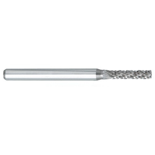 SA-43 -1/8 × 9/16 LOC × 1/8 Shank × 1-1/2 OAL Cylindrical Carbide Medium Tough Cut Burr - Benchmark Tooling
