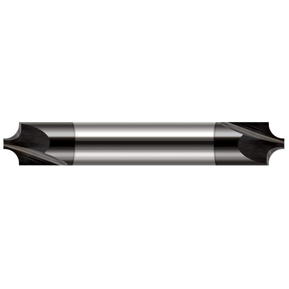 Harvey Tool - Corner Rounding End Mills; Material: Solid Carbide ; Single or Double End: Double ; Radius (mm): 1.00 ; Radius (Decimal Inch): 0.0390 ; Mill Diameter (Inch): 1/8 ; Mill Diameter (Decimal Inch): 0.1250 - Exact Industrial Supply