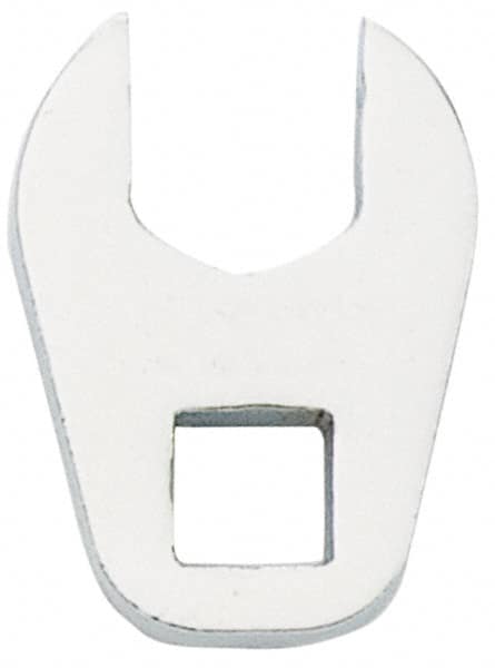 Proto - 10mm 1/4" Drive Chrome Crowfoot Wrench - 49/64" Head Diam x 0.218" Head Thickness, 1.05" OAL - Benchmark Tooling