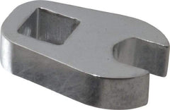 Proto - 9mm 3/8" Drive Chrome Crowfoot Wrench - 29/32" Head Diam x 1/4" Head Thickness, 1-5/16" OAL - Benchmark Tooling