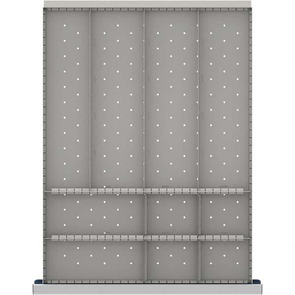 LISTA - 10-Compartment Drawer Divider Layout for 3.15" High Drawers - Benchmark Tooling