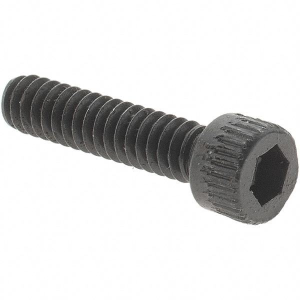 Value Collection - #4-40 UNC Hex Socket Drive, Socket Cap Screw - Alloy Steel, Black Oxide Finish, Fully Threaded, 1/2" Length Under Head - Benchmark Tooling