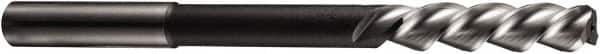 DORMER - 15mm Cobalt 3 Flute Chucking Reamer - Spiral Flute, 12.5mm Straight Shank, 50mm Flute Length, 162mm OAL - Benchmark Tooling