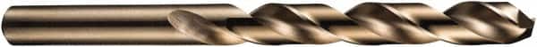 DORMER - 5/32" 135° Cobalt Jobber Drill - Bright Finish, Right Hand Cut, Spiral Flute, Straight Shank, 75mm OAL - Benchmark Tooling
