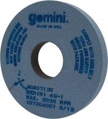 Norton - 16" Diam x 5" Hole x 2" Thick, I Hardness, 46 Grit Surface Grinding Wheel - Aluminum Oxide, Type 1, Coarse Grade, 2,030 Max RPM, No Recess - Benchmark Tooling
