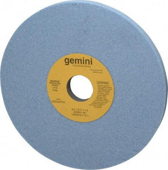 Norton - 8" Diam x 1-1/4" Hole x 1/2" Thick, I Hardness, 46 Grit Surface Grinding Wheel - Aluminum Oxide, Type 1, Coarse Grade, 3,105 Max RPM, No Recess - Benchmark Tooling