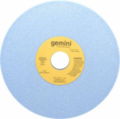 Norton - 8" Diam x 1-1/4" Hole x 1/2" Thick, J Hardness, 46 Grit Surface Grinding Wheel - Aluminum Oxide, Type 1, Coarse Grade, 3,600 Max RPM, No Recess - Benchmark Tooling