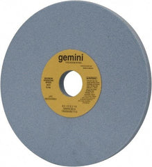 Norton - 8" Diam x 1-1/4" Hole x 1/2" Thick, H Hardness, 60 Grit Surface Grinding Wheel - Aluminum Oxide, Type 1, Medium Grade, 3,600 Max RPM, No Recess - Benchmark Tooling