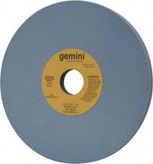 Norton - 8" Diam x 1-1/4" Hole x 1/2" Thick, K Hardness, 80 Grit Surface Grinding Wheel - Aluminum Oxide, Type 1, Medium Grade, 3,600 Max RPM, No Recess - Benchmark Tooling