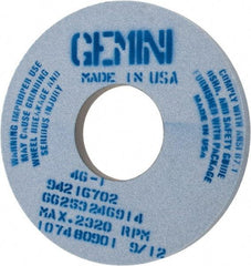 Norton - 14" Diam x 5" Hole x 1" Thick, I Hardness, 46 Grit Surface Grinding Wheel - Aluminum Oxide, Type 1, Coarse Grade, 2,320 Max RPM, No Recess - Benchmark Tooling