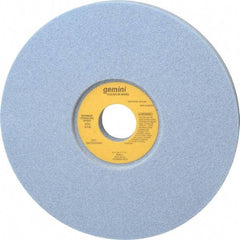 Norton - 8" Diam x 1-1/4" Hole x 3/4" Thick, J Hardness, 46 Grit Surface Grinding Wheel - Aluminum Oxide, Type 5, Coarse Grade, 3,600 Max RPM, One-Side Recess - Benchmark Tooling