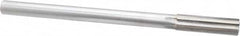 Made in USA - 5/8" Carbide-Tipped 6 Flute Chucking Reamer - Straight Flute, 0.5615" Straight Shank, 2-1/4" Flute Length, 9" OAL - Benchmark Tooling