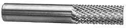 Accupro - 5/16" Diam, 1" LOC, Plain End, Solid Carbide Diamond Pattern Router Bit - Right Hand Cut, 2-1/2" OAL, 5/16" Shank Diam, Use on Fiberglass - Benchmark Tooling