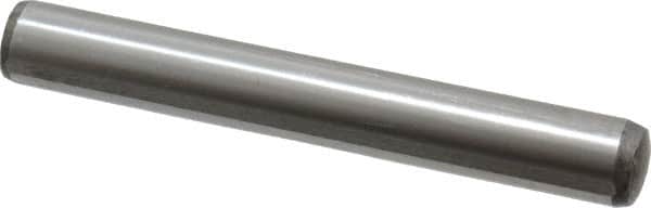 Value Collection - 16mm Diam x 120mm Pin Length Alloy Steel Pull Out Dowel Pin - C 57-63 Hardness, 1 Rounded & 1 Threaded End - Benchmark Tooling