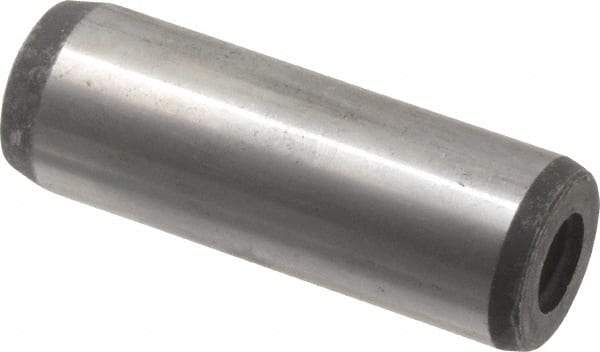 Value Collection - 20mm Diam x 60mm Pin Length Alloy Steel Pull Out Dowel Pin - C 57-63 Hardness, 1 Rounded & 1 Threaded End - Benchmark Tooling