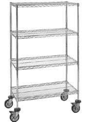 Quantum Storage - 36" Wide, 1" High, Open Shelving Wire Shelving Shelf - Benchmark Tooling