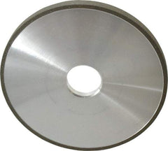 Made in USA - 6" Diam x 1-1/4" Hole x 3/8" Thick, 100 Grit Surface Grinding Wheel - Diamond, Type 1A1, Fine Grade - Benchmark Tooling