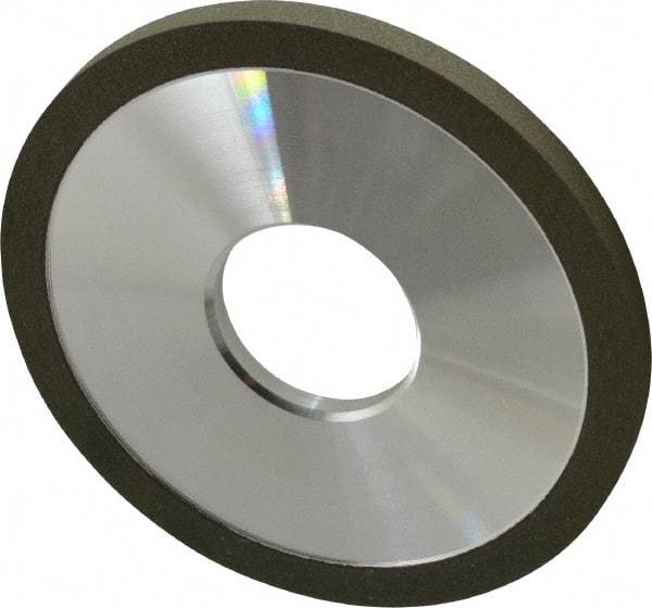 Made in USA - 4" Diam x 1-1/4" Hole x 1/4" Thick, 150 Grit Surface Grinding Wheel - Diamond, Type 1A1, Very Fine Grade - Benchmark Tooling