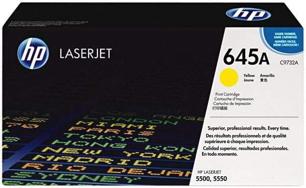 Hewlett-Packard - Yellow Toner Cartridge - Use with HP Color Laser Jet 5500, 5550 - Benchmark Tooling