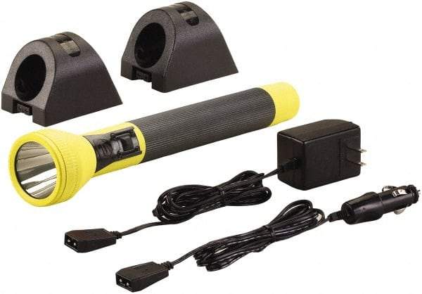 Streamlight - White LED Bulb, 350 Lumens, Industrial/Tactical Flashlight - Yellow Plastic Body, 1 6V NiMH Battery Included - Benchmark Tooling