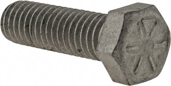 Armor Coat - 3/8-16 UNC, 1-1/4" Length Under Head Hex Head Cap Screw - Fully Threaded, Grade 8 Steel, 9/16" Hex - Benchmark Tooling