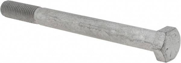 Armor Coat - 3/4-10 UNC, 8" Length Under Head Hex Head Cap Screw - Partially Threaded, Grade 8 Steel, 1-1/8" Hex - Benchmark Tooling
