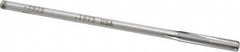 Made in USA - 0.1975" Carbide-Tipped 4 Flute Chucking Reamer - Straight Flute, 11/64" Straight Shank, 1-1/8" Flute Length, 4-1/2" OAL - Benchmark Tooling