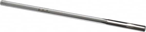 Made in USA - 1/4" Carbide-Tipped 4 Flute Chucking Reamer - Straight Flute, 15/64" Straight Shank, 1-1/2" Flute Length, 6" OAL - Benchmark Tooling
