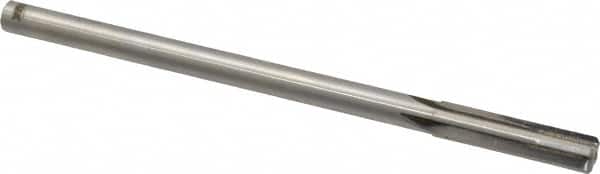 Made in USA - 0.411" Carbide-Tipped 4 Flute Chucking Reamer - Straight Flute, 3/8" Straight Shank, 1-3/4" Flute Length, 7" OAL - Benchmark Tooling