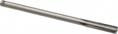 Made in USA - 0.411" Carbide-Tipped 4 Flute Chucking Reamer - Straight Flute, 3/8" Straight Shank, 1-3/4" Flute Length, 7" OAL - Benchmark Tooling