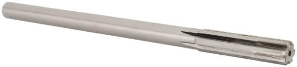 Made in USA - 0.485" Carbide-Tipped 6 Flute Chucking Reamer - Straight Flute, 7/16" Straight Shank, 2" Flute Length, 8" OAL - Benchmark Tooling