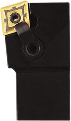 Seco - MCKN, Right Hand Cut, 75° Lead Angle, 1-1/4" Shank Height x 1-1/4" Shank Width, Negative Rake Indexable Turning Toolholder - 6" OAL, CNMG 643 Insert Compatibility, Series Multi-Directional Turning (MDT) - Benchmark Tooling