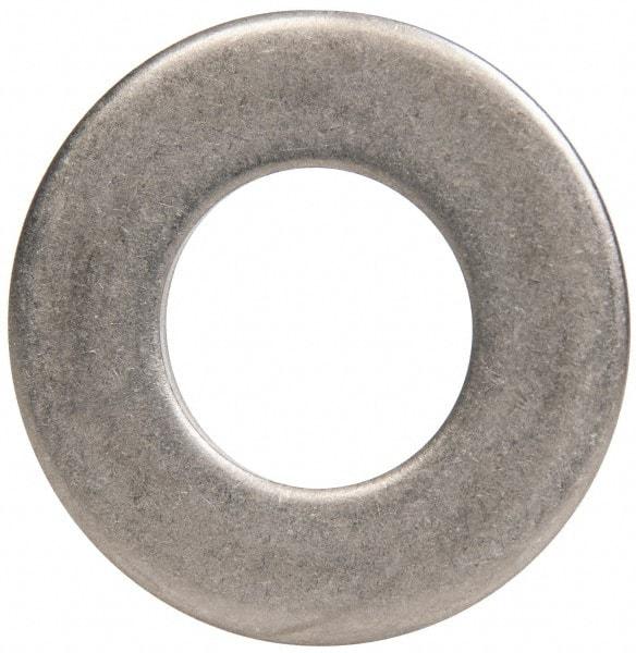 Made in USA - 5/8" Screw, Grade 300 Stainless Steel Standard Flat Washer - 0.656" ID x 1.312" OD, 0.074" Thick, Passivated Finish, Meets Military Specifications - Benchmark Tooling