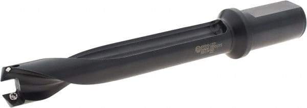Allied Machine and Engineering - 26 to 28.57mm Diam, 5xD, 5-23/32" Max Depth, 1-1/4" Shank Diam, 9-5/8" OAL, Replaceable Tip Drill - Series 26 - Benchmark Tooling