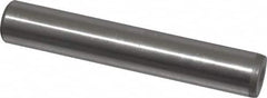 Jergens - 1/2" Diam x 3" Pin Length C-1215 Alloy Steel Pull Out Dowel Pin - C 47-58 & C 60-64 (Surface) Hardness, 1 Beveled & 1 Threaded End - Benchmark Tooling