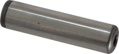 Jergens - 5/8" Diam x 2-1/2" Pin Length C-1215 Alloy Steel Pull Out Dowel Pin - C 47-58 & C 60-64 (Surface) Hardness, 1 Beveled & 1 Threaded End - Benchmark Tooling