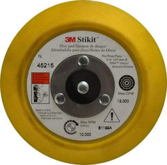 3M - 5" Diam Adhesive/PSA Disc Backing Pad - Medium Density, 10,000 RPM - Benchmark Tooling