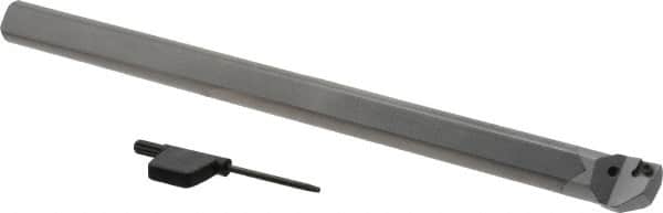 Seco - 0.812" Min Bore Diam, 10" OAL, 5/8" Shank Diam, SCLC Indexable Boring Bar - CCMT Insert, Screw Holding Method - Benchmark Tooling