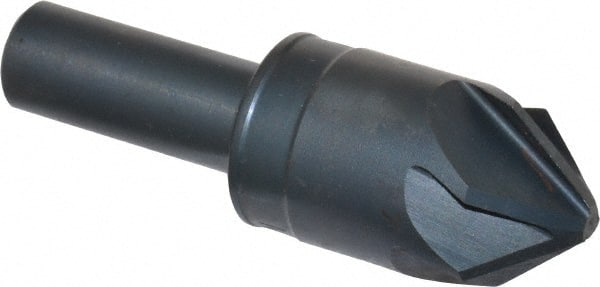 M.A. Ford - 7/8" Head Diam, 1/2" Shank Diam, 6 Flute 82° High Speed Steel Countersink - Benchmark Tooling