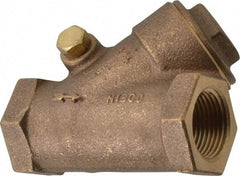 NIBCO - 3/4" Bronze Check Valve - Y-Pattern, FNPT x FNPT, 400 WOG - Benchmark Tooling