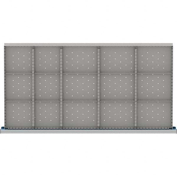 LISTA - 15-Compartment Drawer Divider Layout for 3.15" High Drawers - Benchmark Tooling