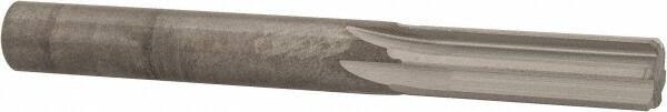 Hertel - 25/64" Solid Carbide 6 Flute Chucking Reamer - Straight Flute, 25/64" Straight Shank, 1-1/4" Flute Length, 3-1/2" OAL - Benchmark Tooling