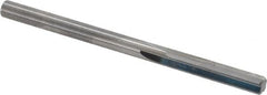 Hertel - #8 Solid Carbide 4 Flute Chucking Reamer - Straight Flute, 0.199" Straight Shank, 1" Flute Length, 3" OAL - Benchmark Tooling