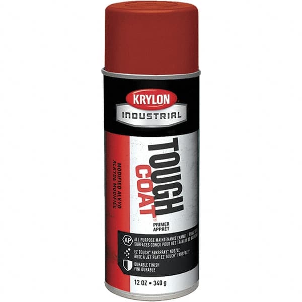 Krylon - 16 oz High Gloss Red Oxide Rust Control Primer - 20 to 25 Sq Ft Coverage - Benchmark Tooling
