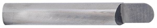 Accupro - 1/4 Inch Diameter, 4 Inch Overall Length, 3/8 Inch Split Length, Solid Carbide, Full Radius Split End Carbide Blank - Double End - Benchmark Tooling