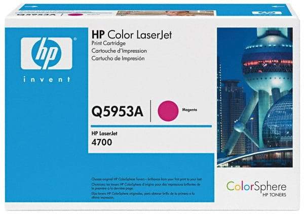 Hewlett-Packard - Magenta Toner Cartridge - Use with HP Color LaserJet 4700, 4700n, 4700dn, 4700dtn, 4700ph+. - Benchmark Tooling