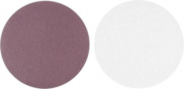 3M - 18" Diam, 50 Grit Aluminum Oxide Adhesive PSA Disc - Coarse Grade, X Weighted Cloth Backing, For Bench Top Motors, Random Orbital Sanders - Benchmark Tooling