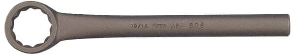 Martin Tools - 9/16", 12 Point, Black Finish, Single End, Box Wrench - Benchmark Tooling