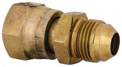 Voss - 3/4-16 Male Thread x 13/16-16 Female Thread, Zinc Plated Carbon Steel Industrial Pipe Adapter - MJIC x FORFS - Benchmark Tooling