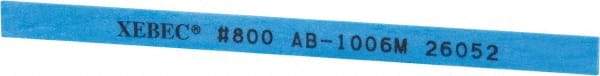 Value Collection - Rectangular, Ceramic Fiber Finishing Stick - 4" Long x 15/64" Wide x 1/32" Thick, 800 Grit, Super Fine Grade - Benchmark Tooling